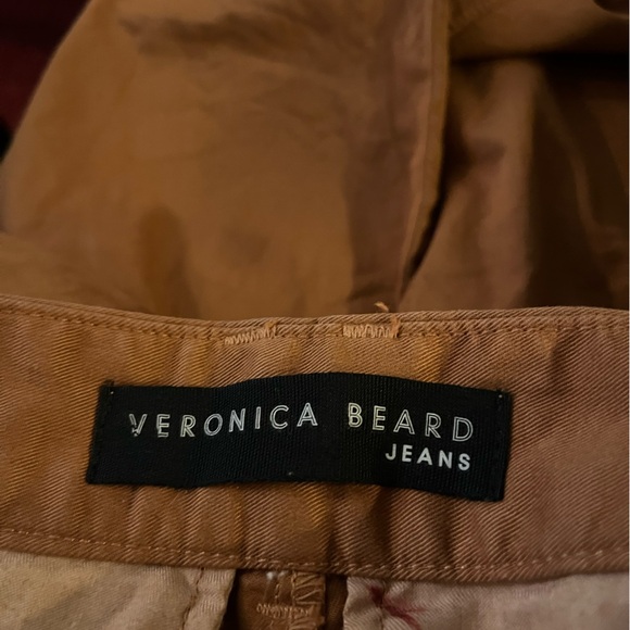 EUC Veronica Beard- Ryder Tuxedo Stripe Pants in Color Clay. Size 4 - Picture 5 of 11